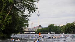 Berlin Triathlon: Schwimmen in der Spree