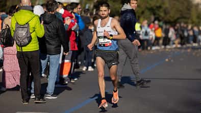 Konstantin Wedel beim Valencia-Marathon 2021