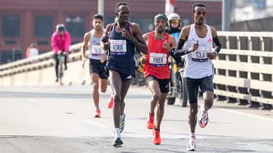 Tamirat Tola beim New York City Marathon 2023