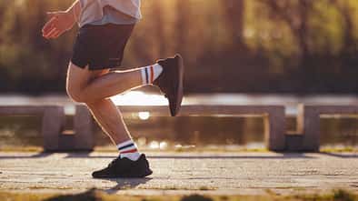 Joggen mit X-Beinen