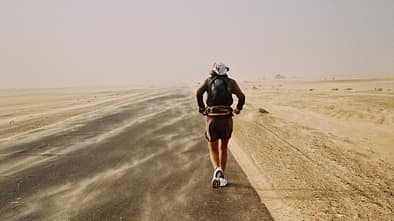 Fritz Sitte läuft durch Afrika