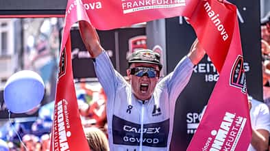 Kristian Blummenfelt beim Ironman Frankfurt 2025