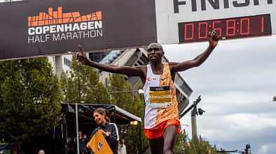 Geoffrey Kamworor Half Marathon World Record Copenhagen