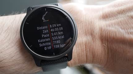 Garmin Venu 2 Laufuhr Fitnesstracker Smartwatch AMOLED Musikhören beim Laufen Trainingsaufzeichnung Garmin Venu 2