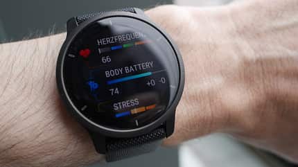 Garmin Venu 2 Laufuhr Fitnesstracker Smartwatch AMOLED Musikhören beim Laufen Garmin Venu 2