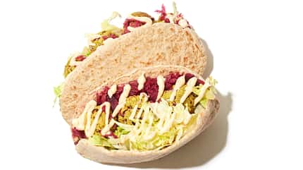 RW 12/2020 LC Ernährung Läuferküche Pita-Fladen Fattusch Pizza Schiffchen Dip Pita-Schiffchen
