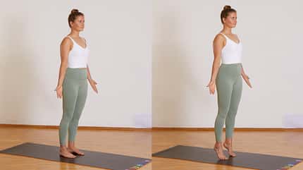Pilates für Läufer: Wadenheben Pilates für Läufer: Wadenheben
