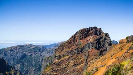 Azores,Cloud,Colour,Europe,Funchal,Going For A Walk,Greenery,Height,Highways,Hiking,Island,Landscape,Leisure,Madeira Islands,Mineral,No People,Outdoors,Path,Paving Stone,Pico Do Arieiro,Pico Island,Portugal,Relief,Rock,Route,Sky,Stone,Urban Scene,Volcano,Yellow,Horizontal Madeira Island, Pico do Arieiro, volcanic rock