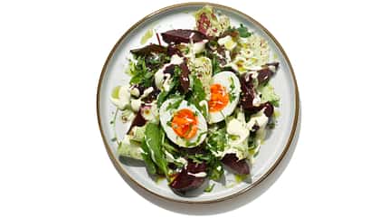 RW 11/2022 LC Läuferküche Beetroot and egg salad Eiersalat mit Roter Bete