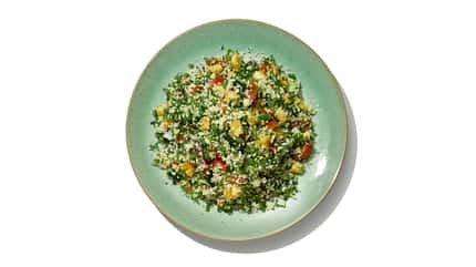 Taboule-mit-Tofuwürfeln Taboule-mit-Tofuwürfeln