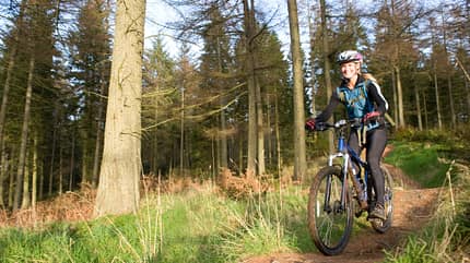 Radfahren in der Natur Radfahren in der Natur