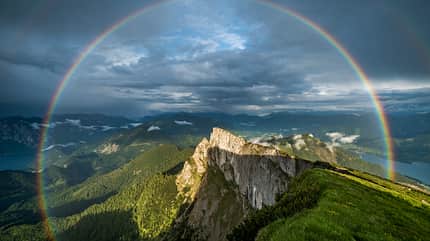 Natur, Linz Tourismus, Schafberg, Wolfgangsee, Mountain, Mountain Range, Nature, Outdoors, Sky