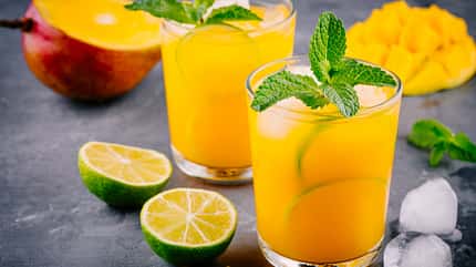 Mango-Protein-Mojito Mango-Protein-Mojito