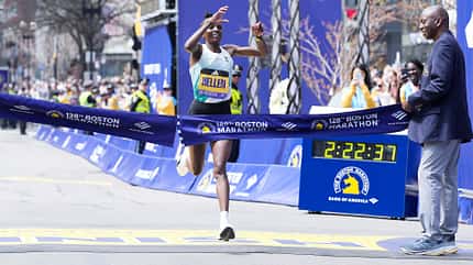 #BAABostonMarathon,#worldathletics,#trackandfield,#victahsailer,#running Hellen Obiri
