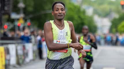 Samuel Fitwi beim Gutenberg-Halbmarathon Mainz 2025 Samuel Fitwi beim Gutenberg-Halbmarathon Mainz 2025