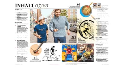 DIe Themen der RUNNER’S WORLD Juli-Ausgabe 07/25 DIe Themen der RUNNER’S WORLD Juli-Ausgabe 07/25