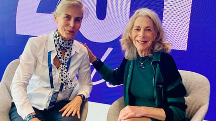 Ursula Thomas-Stein und Katherine Switzer