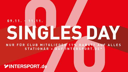 Singles' Day bei Intersport. Singles' Day bei Intersport.