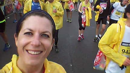 Leserreporterin Sabine Lackner beim Rom-Ostia-HM Leserreporterin Sabine Lackner beim Rom-Ostia-HM