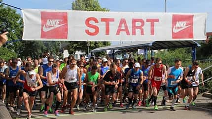 Start zum Hohenneuffen-Berglauf in Beuren Start zum Hohenneuffen-Berglauf in Beuren