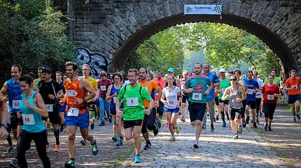 Lauf durch den Volkspark Rehberge Berlin