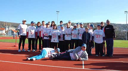 i-Lauf, Lauf für Integration und Inklusion: Laufclub 21 vor dem Start