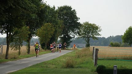 Wiesenlauf Klein Meckelsen: Auf der Strecke Wiesenlauf Klein Meckelsen: Auf der Strecke