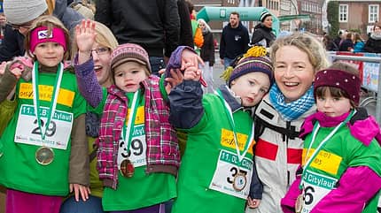 Bambini beim Norder Citylauf