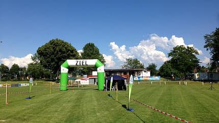 Freundschaftslauf Fessenheim - Hartheim: Ziel in Hartheim Freundschaftslauf Fessenheim - Hartheim: Ziel in Hartheim