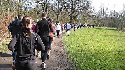 Die Wandsetaler Runde führt durch den Eichtalpark