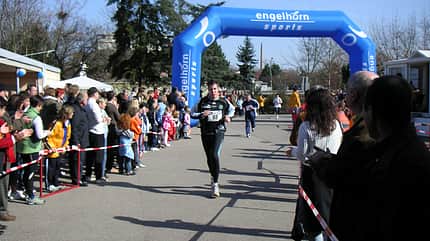 Kurz vor dem Ziel des Brühler Heini-Langlotz-Lauf Kurz vor dem Ziel des Brühler Heini-Langlotz-Lauf