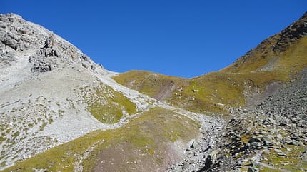 Die Strecke des Arosa Trailrun führt teilweise durch hochalpines Gelände. Die Strecke des Arosa Trailrun führt teilweise durch hochalpines Gelände.