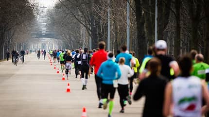 Laufen hilft Wien Prater Hauptallee