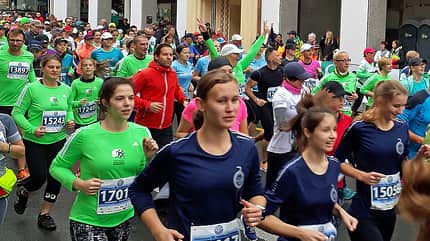 Start zum Ljubljana-Marathon Start zum Ljubljana-Marathon