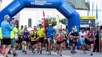 Start zu den Engadin St. Moritz Ultraks