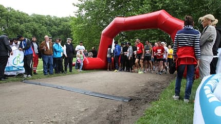 Start zum Charity Walk & Run Köln