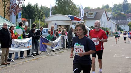 Zieleinlauf beim Ettenheimer Stadtlauf Zieleinlauf beim Ettenheimer Stadtlauf