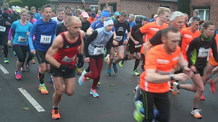 Start zum Hühnerbrückenlauf in Herzhorn