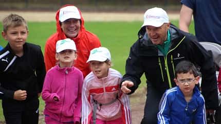 Start zum Berliner Spendenlauf der Deutschen Kinderrheuma-Stiftung Bambini