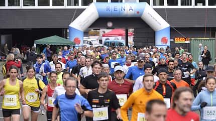 Start zum WING-Halbmarathon in Furtwangen