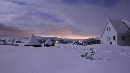 Polar Night Halbmarathon 2018 Schnee Polar Night Halbmarathon 2018 Schnee
