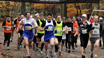 Start zum Dorstener Crosslauf