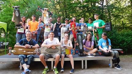 Auch Longboarder sind beim Uferbahnlauf in Berlin-Grünau dabei. Auch Longboarder sind beim Uferbahnlauf in Berlin-Grünau dabei.