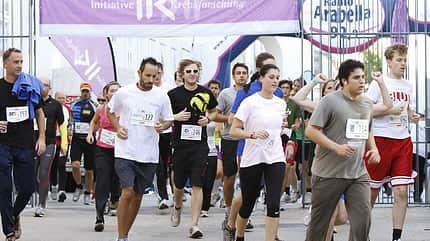 Start zum Krebsforschungslauf Wien Start zum Krebsforschungslauf Wien
