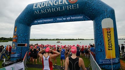 Start zum Erdinger Stadttriathlon