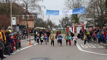 Start der Bambini beim Sulzdorfer Volkslauf in Schwäbisch Hall