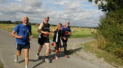 "5 am Tag" Familien-Marathon Welver Strecke