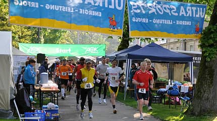 Start zum 12-Stunden-Lauf in Schwäbisch Gmünd