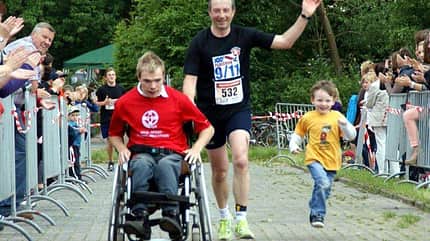 Bernd Buchwald, Initiator der Laufplattform  www.laufen-os.de, leistete einen tollen Beitrag zur Inklusion