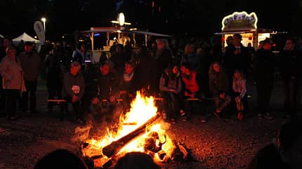 24-Stunden-Burginsellauf Delmenhorst: Lagerfeuer 24-Stunden-Burginsellauf Delmenhorst: Lagerfeuer